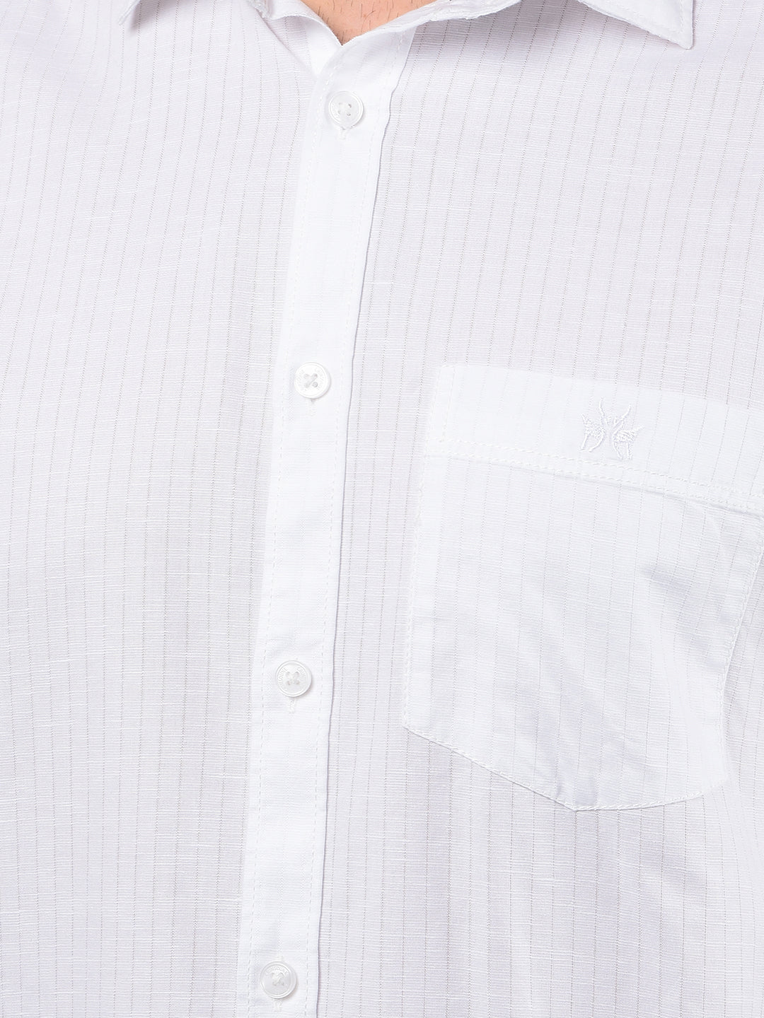 White Printed Shirt-Men Shirts-Crimsoune Club