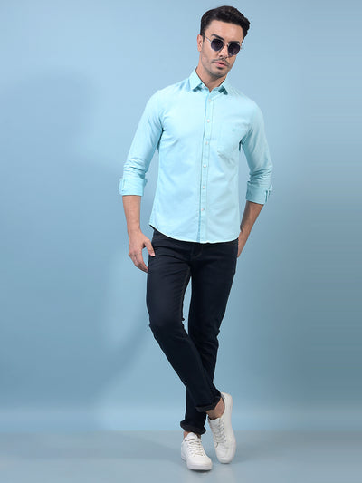 Men's Green Shirt-Men Shirts-Crimsoune Club