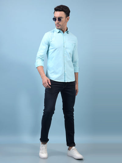 Men's Green Shirt-Men Shirts-Crimsoune Club