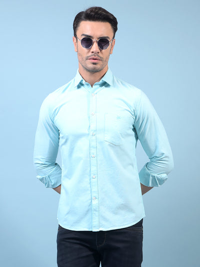 Men's Green Shirt-Men Shirts-Crimsoune Club