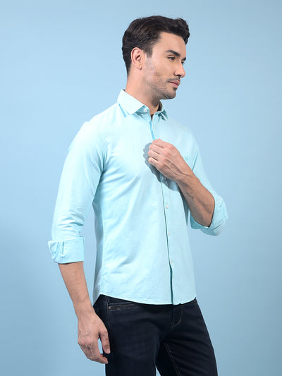 Men's Green Shirt-Men Shirts-Crimsoune Club