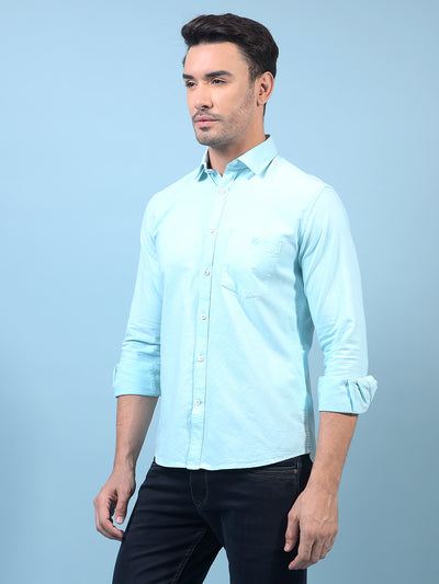 Men's Green Shirt-Men Shirts-Crimsoune Club