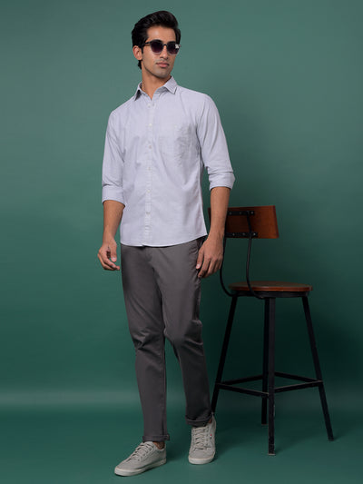 Vibrant Grey Shirt-Men Shirts-Crimsoune Club