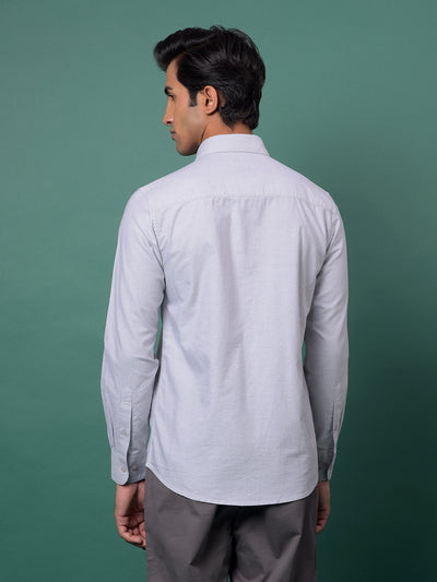 Vibrant Grey Shirt-Men Shirts-Crimsoune Club