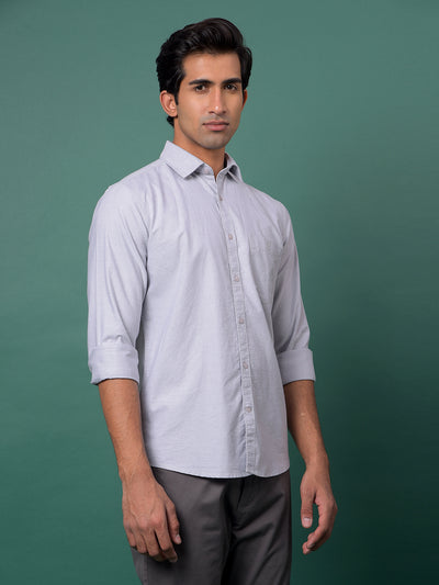 Vibrant Grey Shirt-Men Shirts-Crimsoune Club