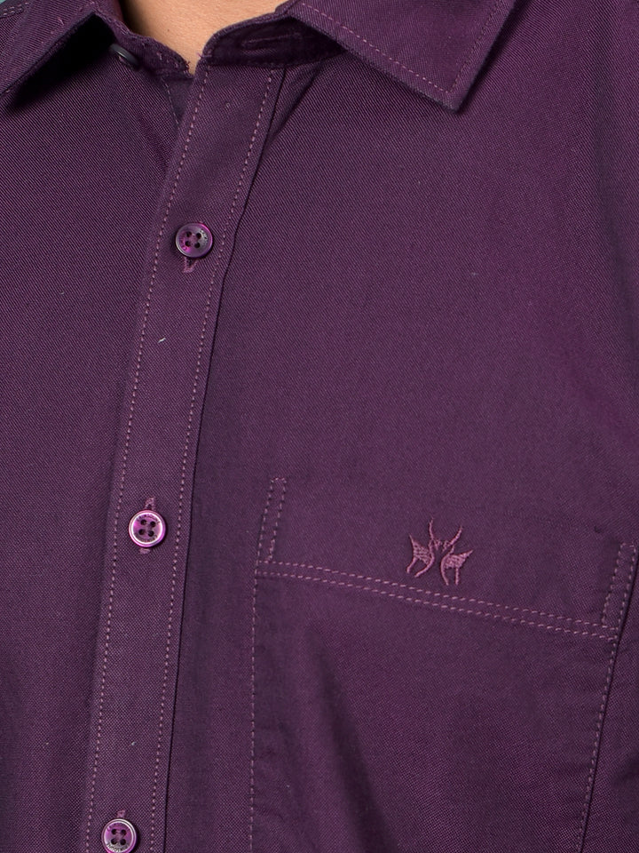 Sleek Wine Shirt-Men Shirts-Crimsoune Club