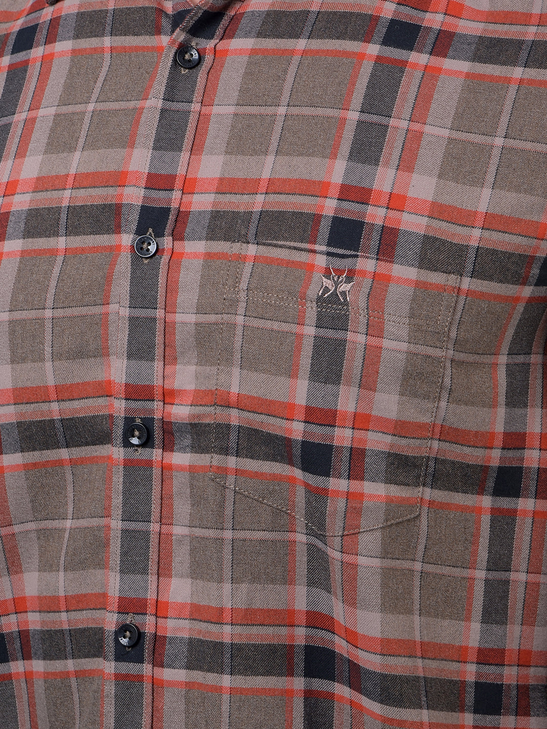 Red Checked Shirt-Men Shirts-Crimsoune Club