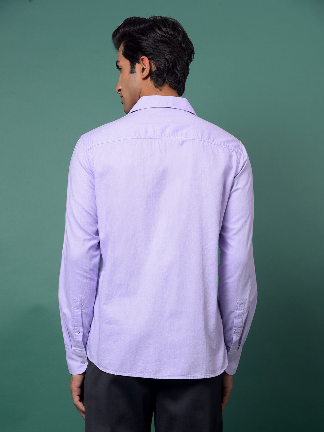 Purple 100% Cotton Shirt-Men Shirts-Crimsoune Club