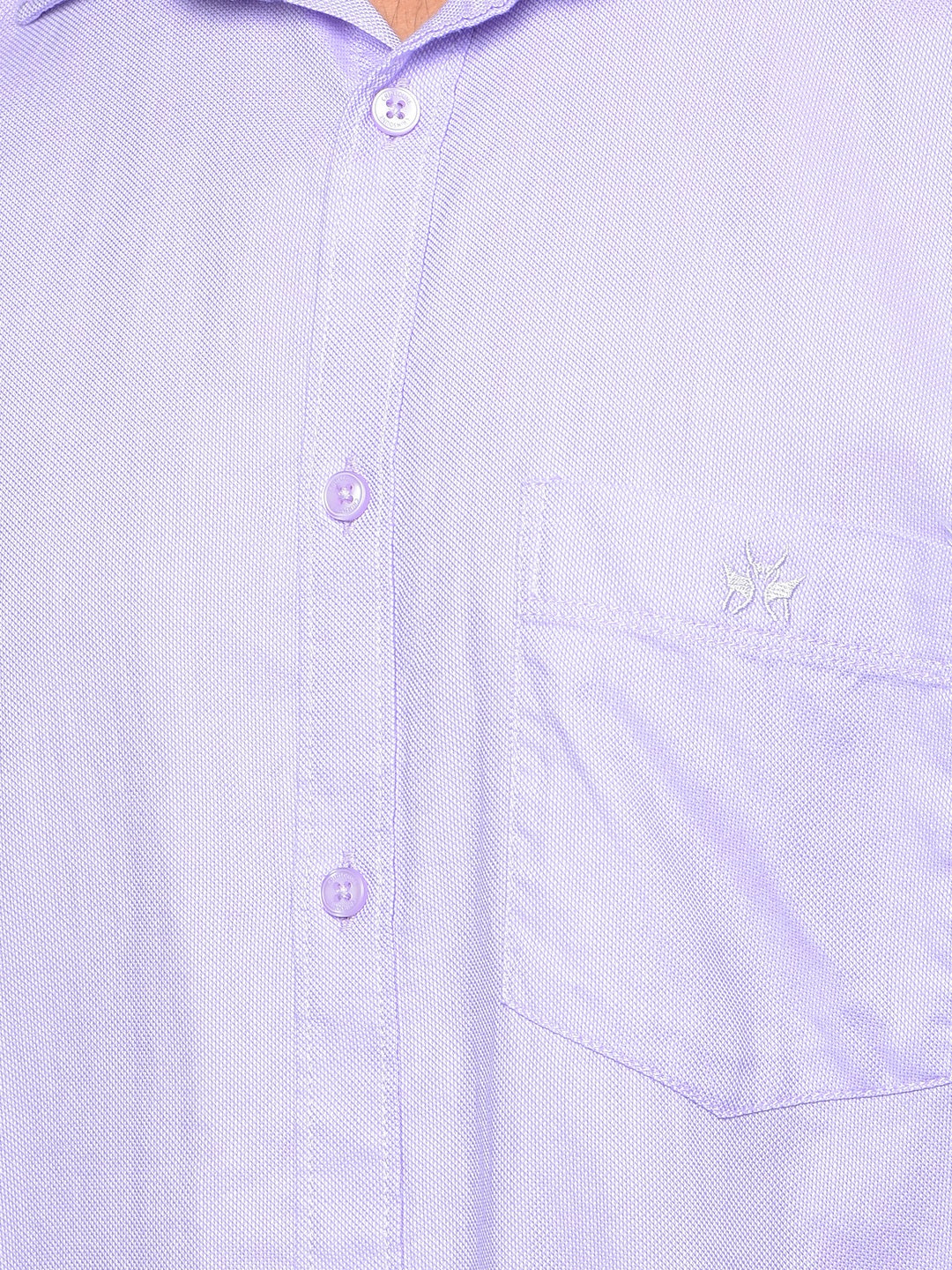 Purple 100% Cotton Shirt-Men Shirts-Crimsoune Club