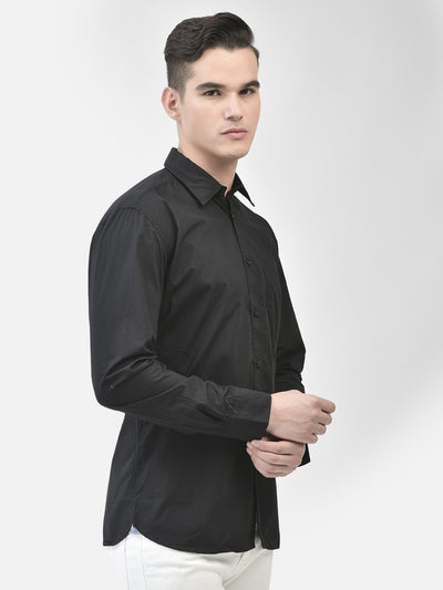 Black Shirt-Men Shirts-Crimsoune Club