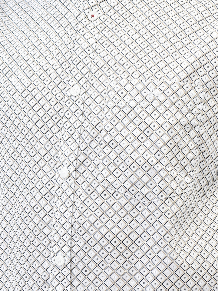 White Printed Shirt-Men Shirts-Crimsoune Club