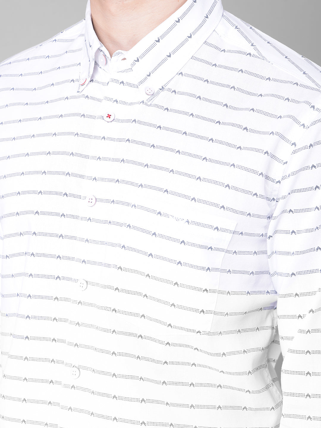 White Printed Shirt-Men Shirts-Crimsoune Club