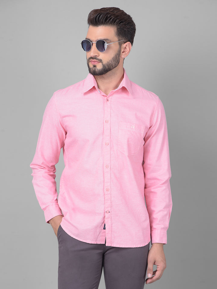 Pink Shirt-Men Shirts-Crimsoune Club