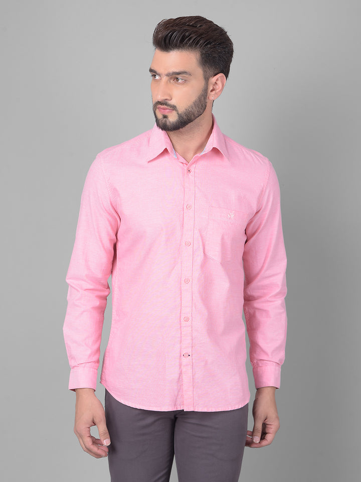 Pink Shirt-Men Shirts-Crimsoune Club