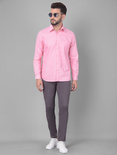 Pink Shirt-Men Shirts-Crimsoune Club