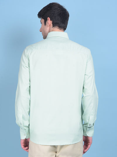 Green Shirt-Men Shirts-Crimsoune Club