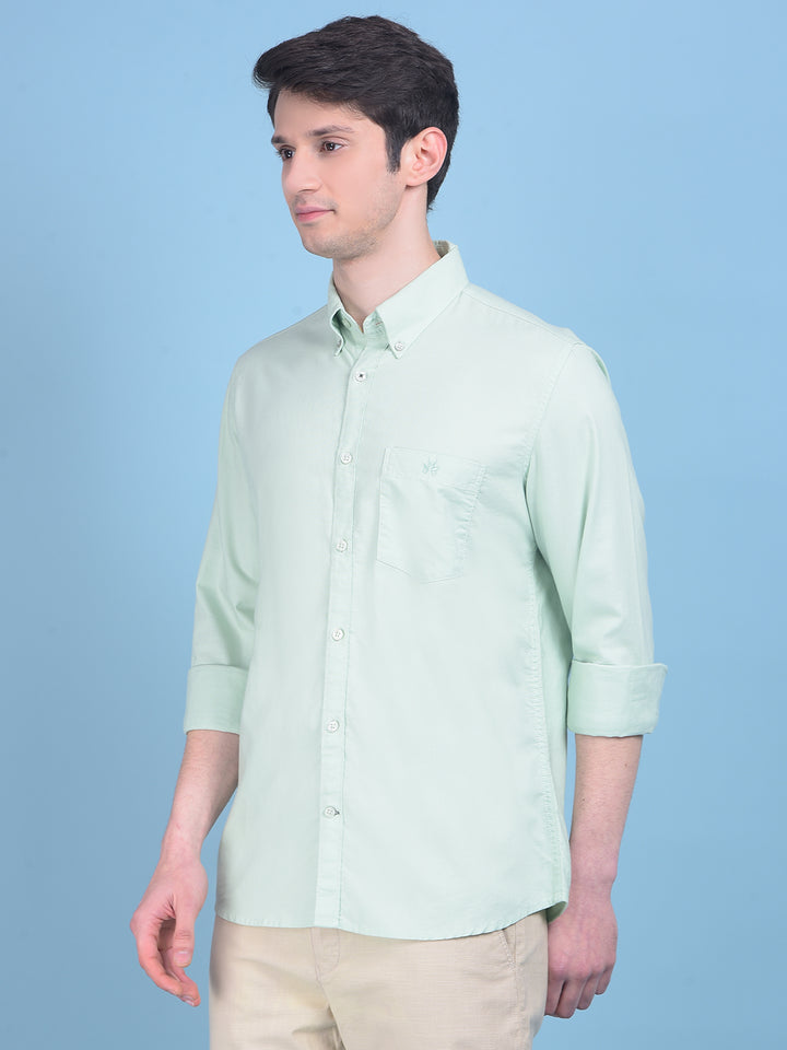 Green Shirt-Men Shirts-Crimsoune Club