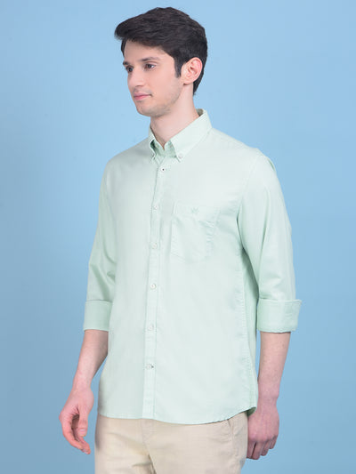 Green Shirt-Men Shirts-Crimsoune Club
