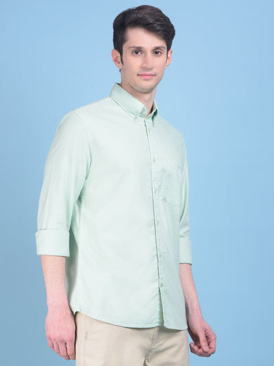 Green Shirt-Men Shirts-Crimsoune Club