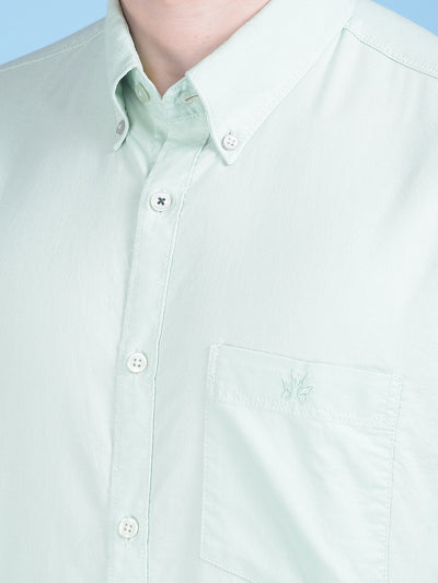 Green Shirt-Men Shirts-Crimsoune Club