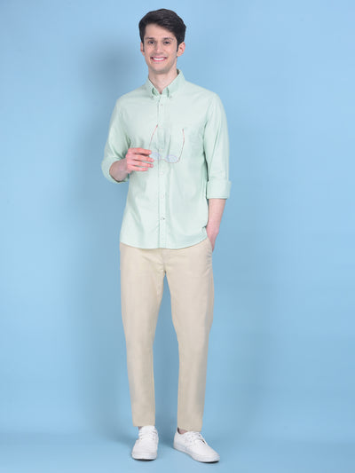 Green Shirt-Men Shirts-Crimsoune Club
