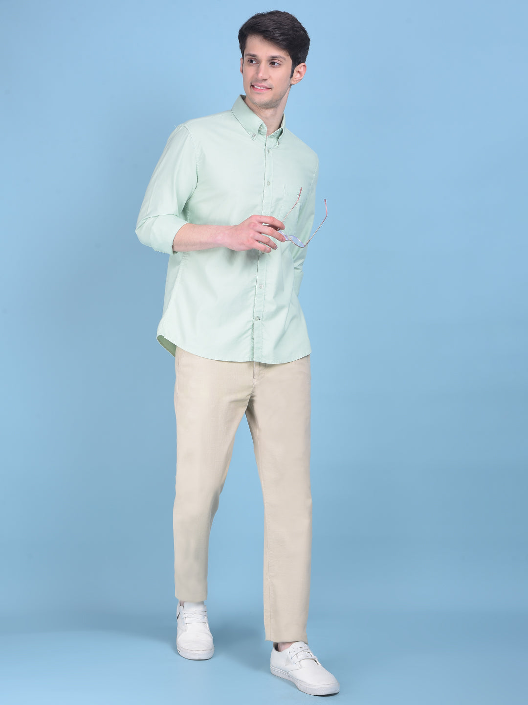 Green Shirt-Men Shirts-Crimsoune Club