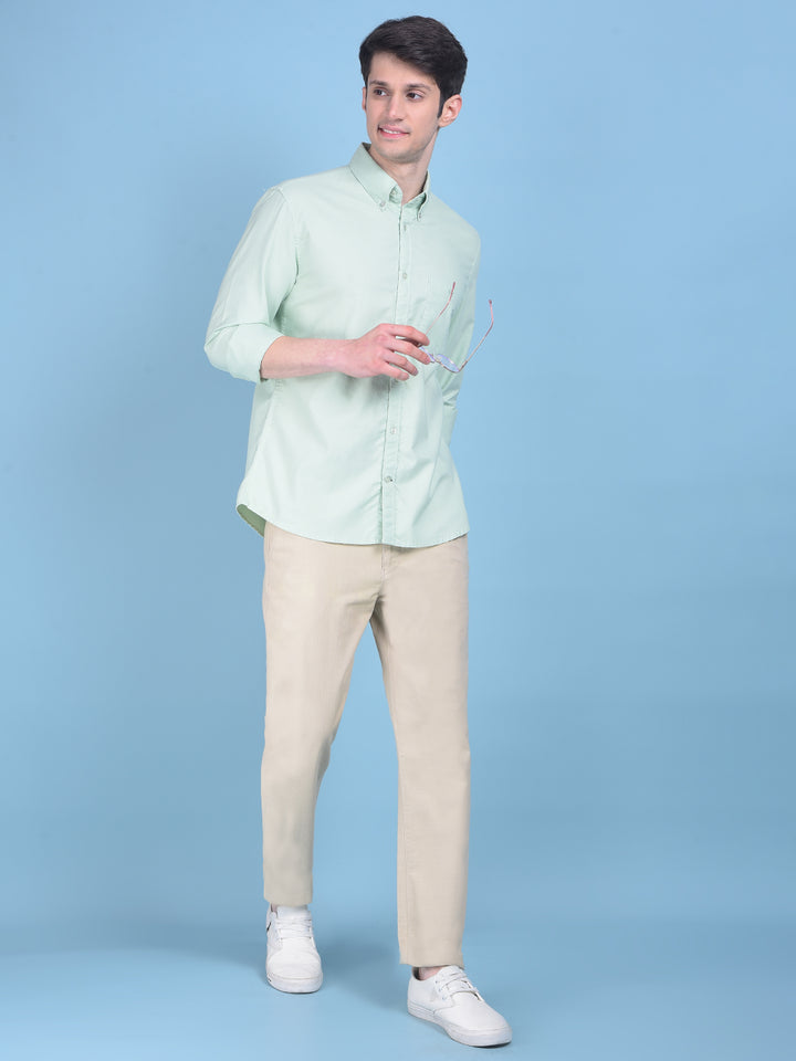 Green Shirt-Men Shirts-Crimsoune Club