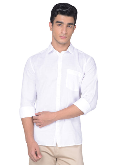 White Shirt-Men Shirts-Crimsoune Club