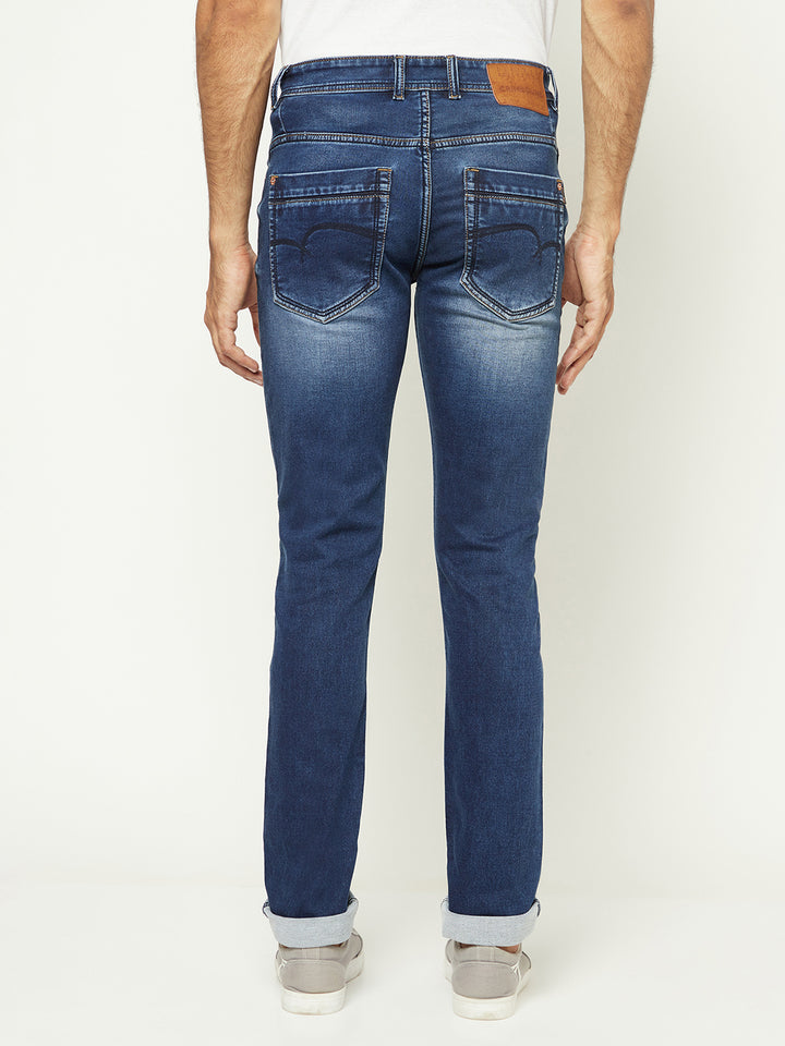 Versatile Blue Denim Jeans-Men Jeans-Crimsoune Club