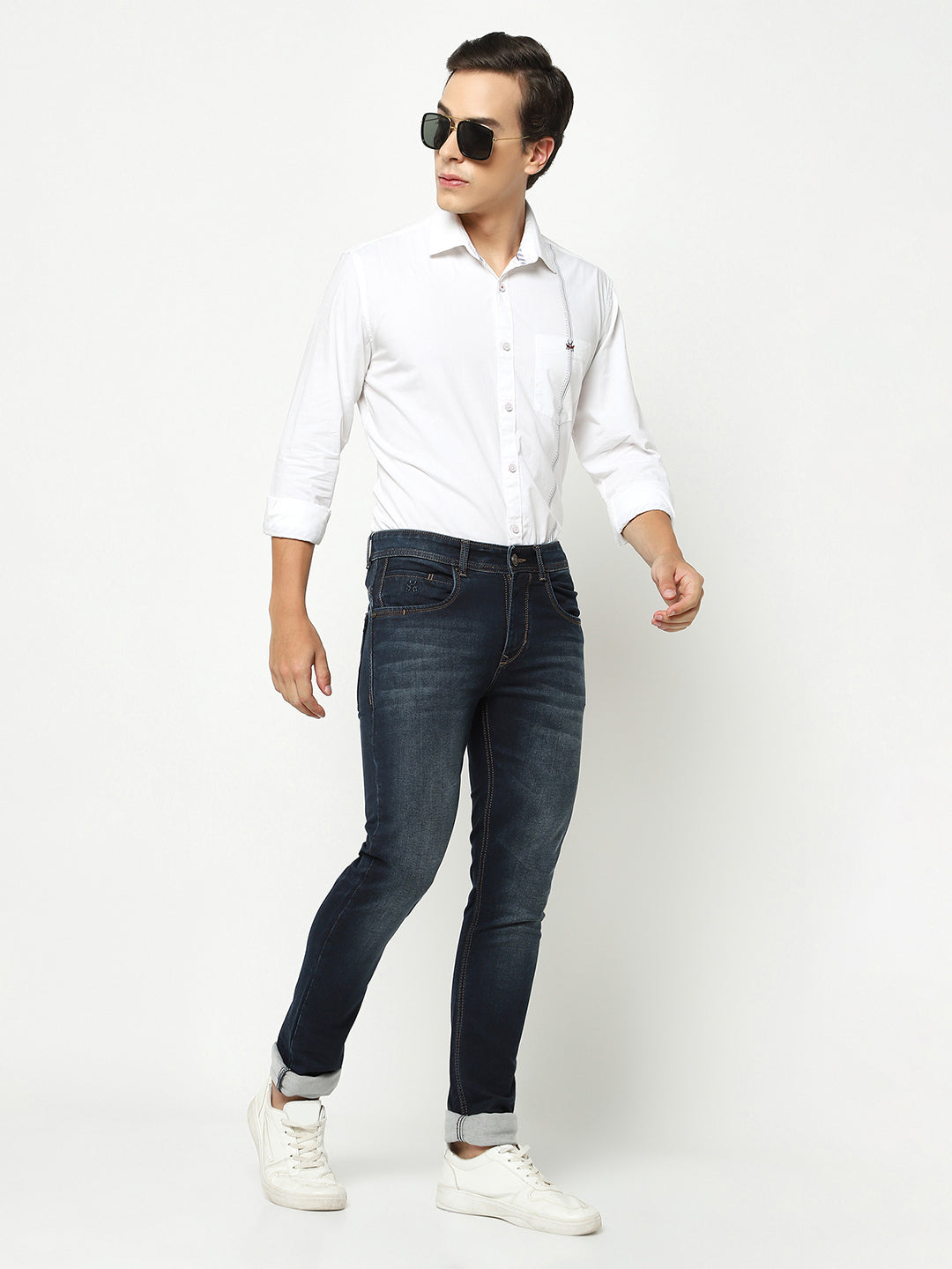 Black Denim Jeans-Men Jeans-Crimsoune Club