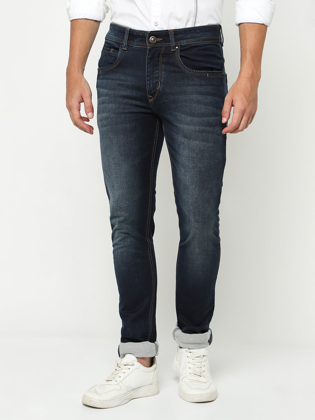 Black Denim Jeans-Men Jeans-Crimsoune Club