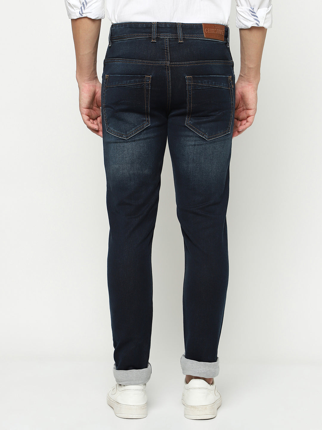 Black Denim Jeans-Men Jeans-Crimsoune Club