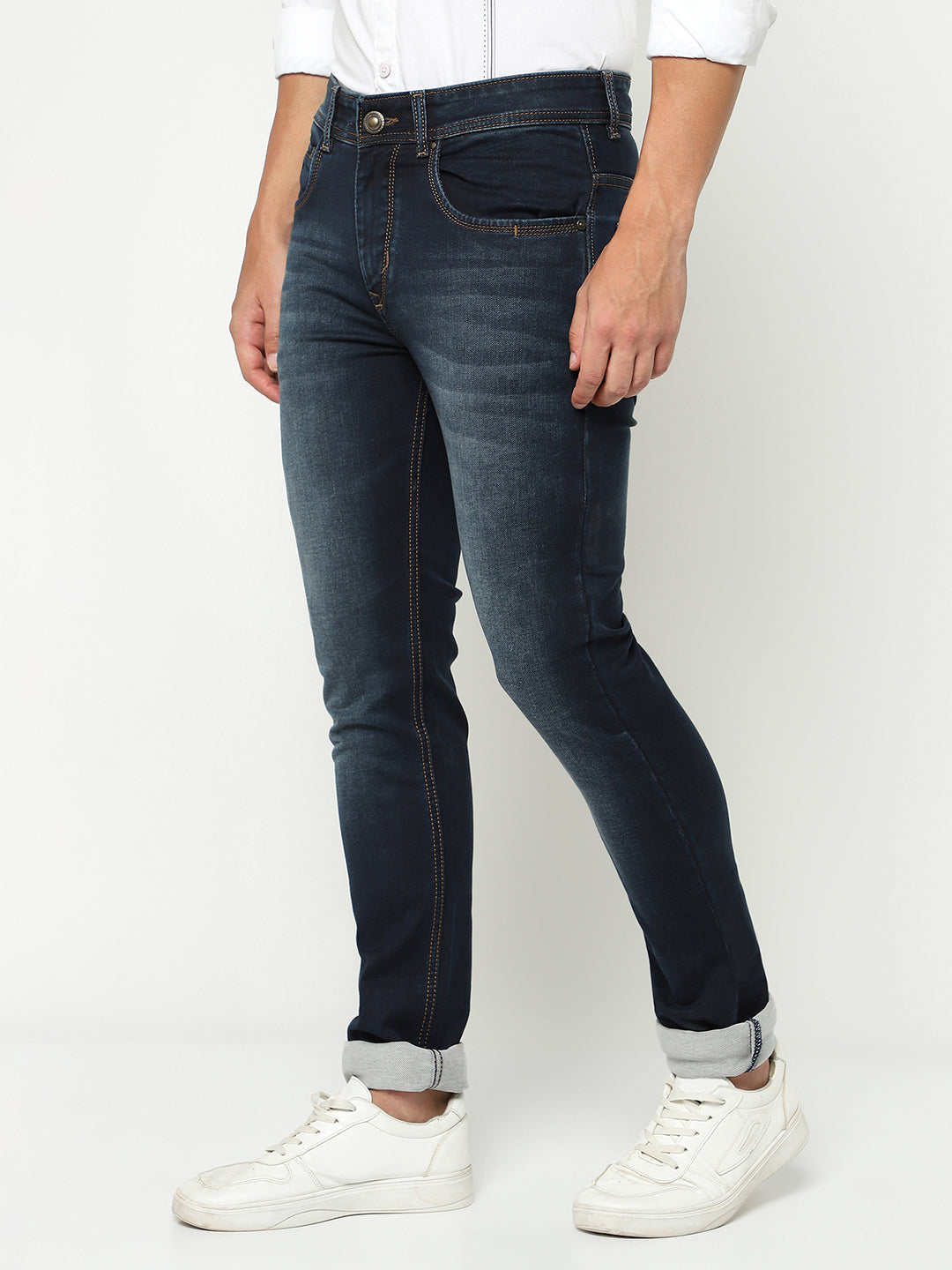 Black Denim Jeans-Men Jeans-Crimsoune Club