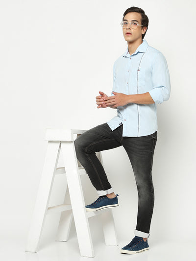Black Denim Jeans-Men Jeans-Crimsoune Club