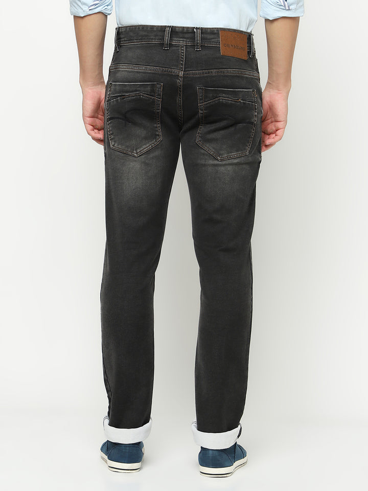Black Denim Jeans-Men Jeans-Crimsoune Club
