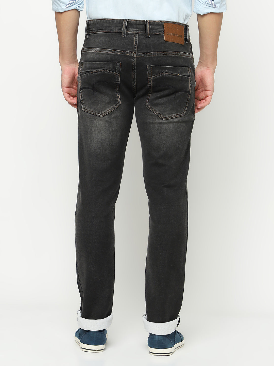 Black Denim Jeans-Men Jeans-Crimsoune Club