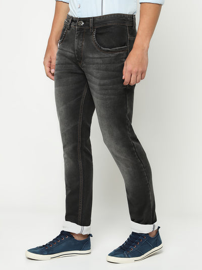 Black Denim Jeans-Men Jeans-Crimsoune Club