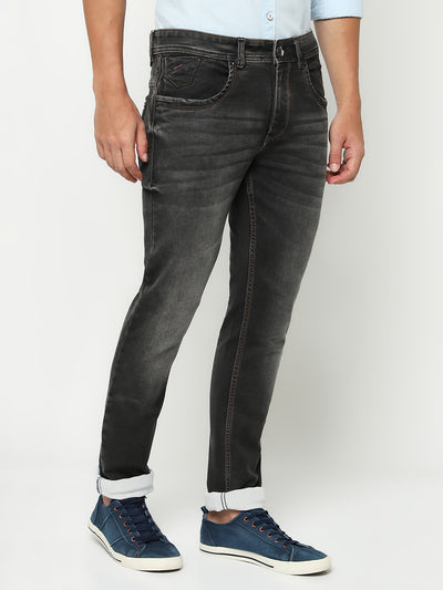 Black Denim Jeans-Men Jeans-Crimsoune Club