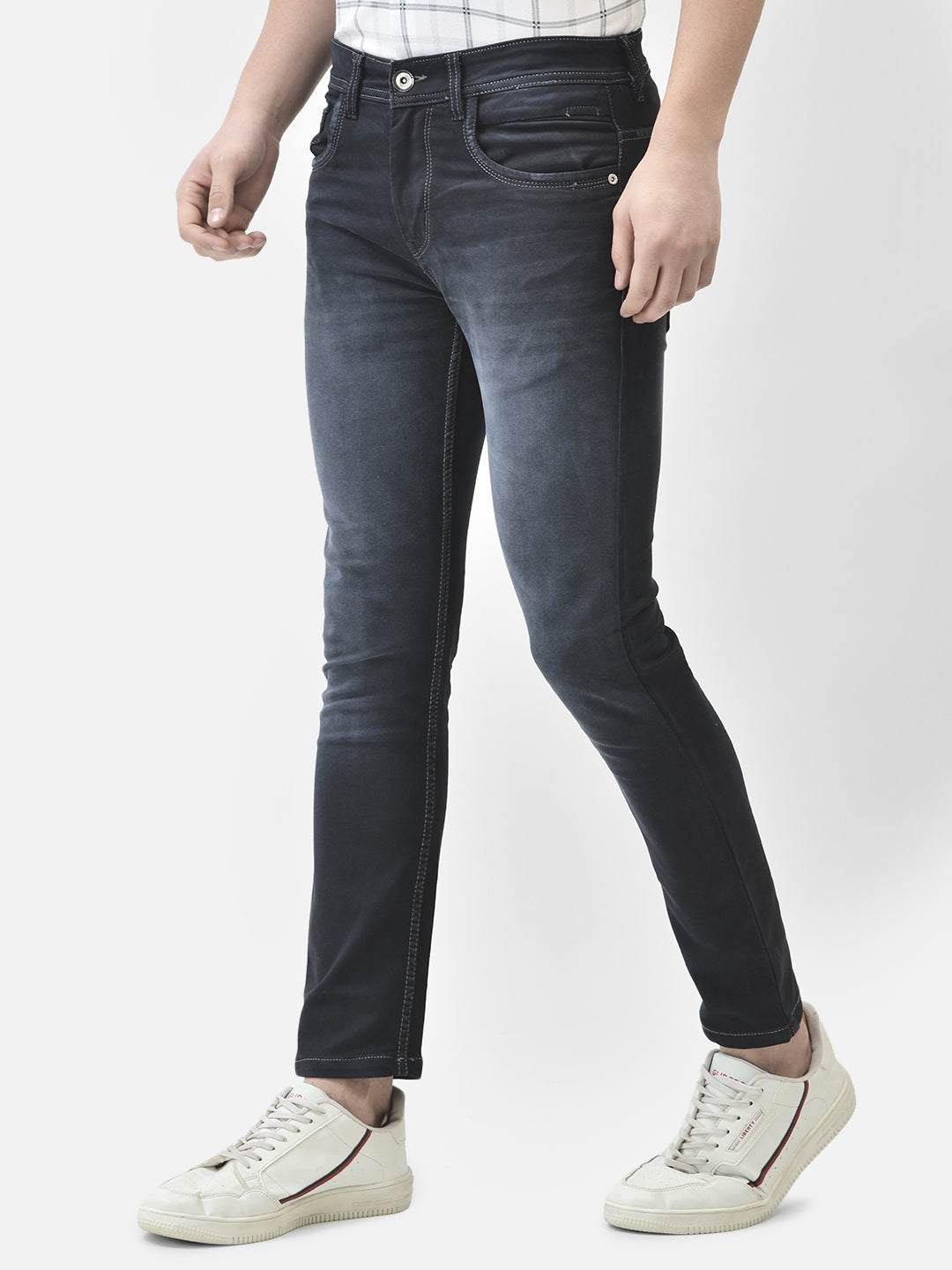 Grey Jeans-Men Jeans-Crimsoune Club