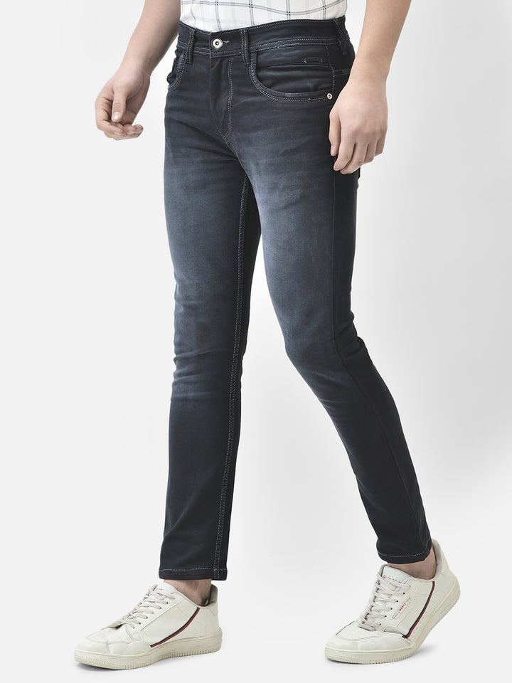 Grey Jeans-Men Jeans-Crimsoune Club