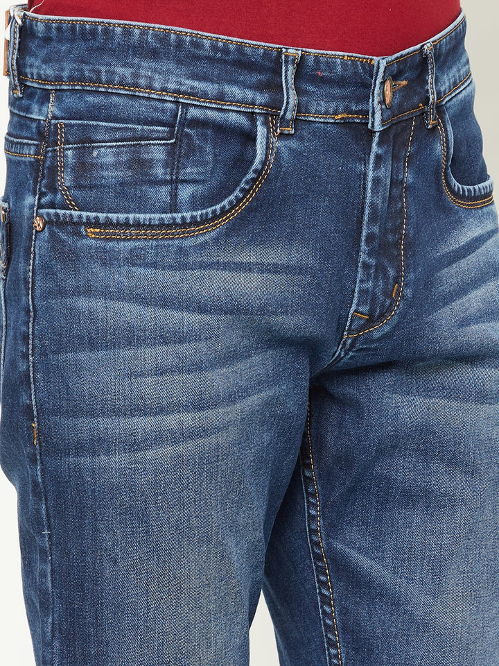 Versatile Blue Denim Jeans-Men Jeans-Crimsoune Club