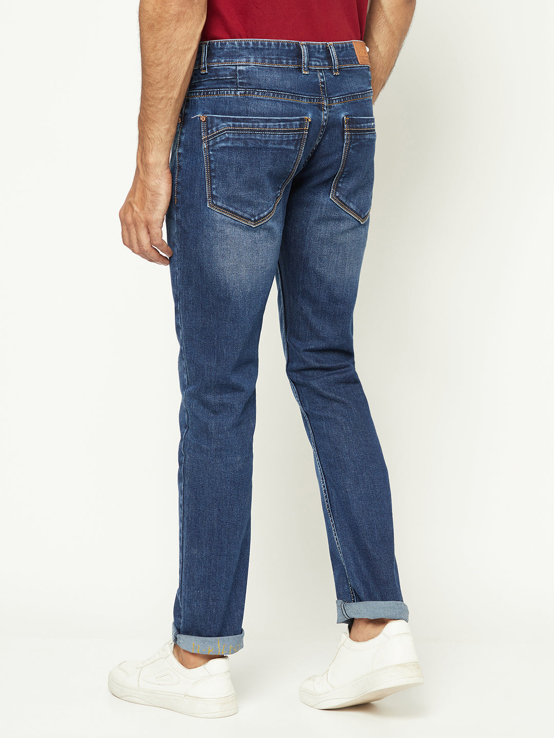 Versatile Blue Denim Jeans-Men Jeans-Crimsoune Club