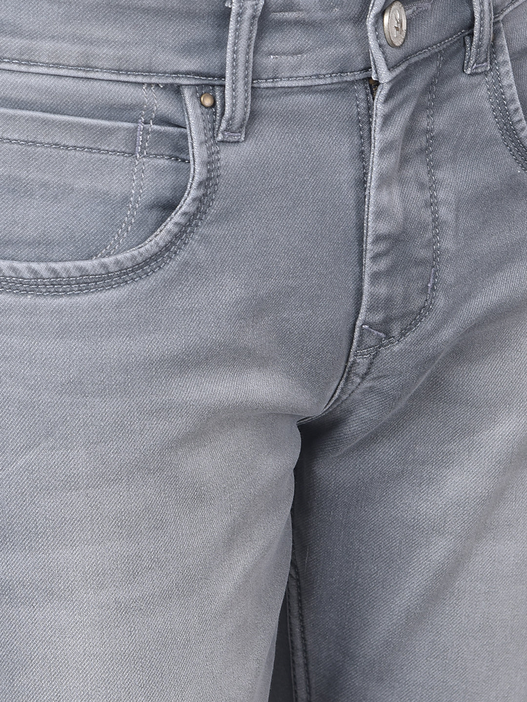 Grey Light Fade Jeans-Men Jeans-Crimsoune Club