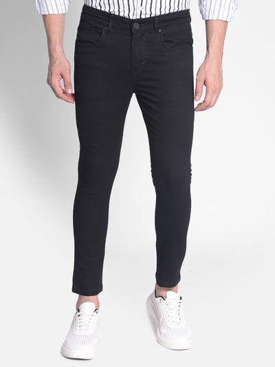 Black Skinny Jeans-Men Jeans-Crimsoune Club