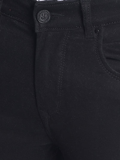 Black Skinny Jeans-Men Jeans-Crimsoune Club