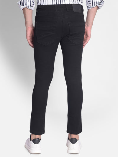 Black Skinny Jeans-Men Jeans-Crimsoune Club