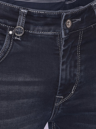 Navy Blue Jeans-Mens Jeans-Crimsoune Club