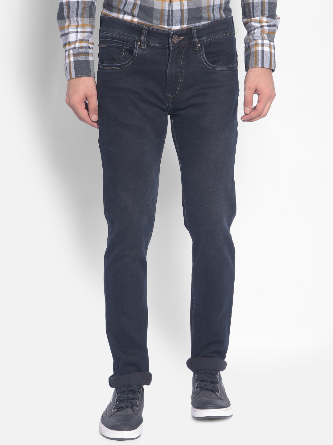 Black Jeans-Men Jeans-Crimsoune Club