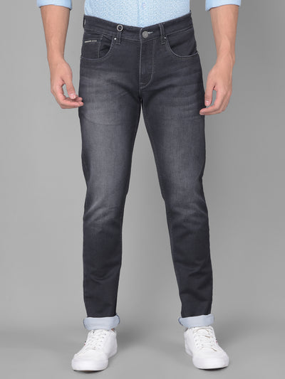 Black Light Fade Jeans-Men Jeans-Crimsoune Club