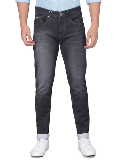 Black Light Fade Jeans-Men Jeans-Crimsoune Club